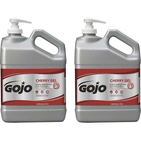 Gojo 1 gal (3.8 L) Cherry Gel Pumice Hand Cleaner 2 PK GOJ235802CT